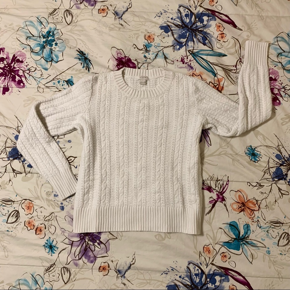 Cream Colored J. Crew Sweater